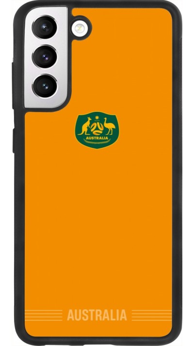 Samsung Galaxy S21 FE 5G Case Hülle - Silikon schwarz Australien 2026 personalisierbares Fussballtrikot