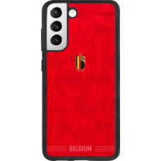 Samsung Galaxy S21 FE 5G Case Hülle - Silikon schwarz Belgien 2026 personalisierbares Fussballtrikot