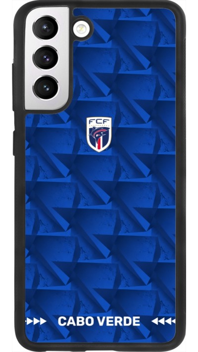 Samsung Galaxy S21 FE 5G Case Hülle - Silikon schwarz Kap Verde 2026 personalisierbares Fussballtrikot