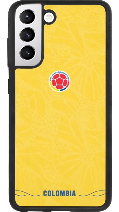 Samsung Galaxy S21 FE 5G Case Hülle - Silikon schwarz Kolumbien 2026 personalisierbares Fussballtrikot