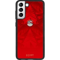 Samsung Galaxy S21 FE 5G Case Hülle - Silikon schwarz Ägypten 2026 personalisierbares Fussballtrikot