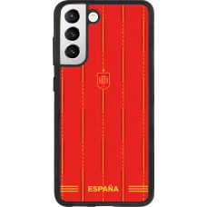 Samsung Galaxy S21 FE 5G Case Hülle - Silikon schwarz Spanien 2026 personalisierbares Fussballtrikot