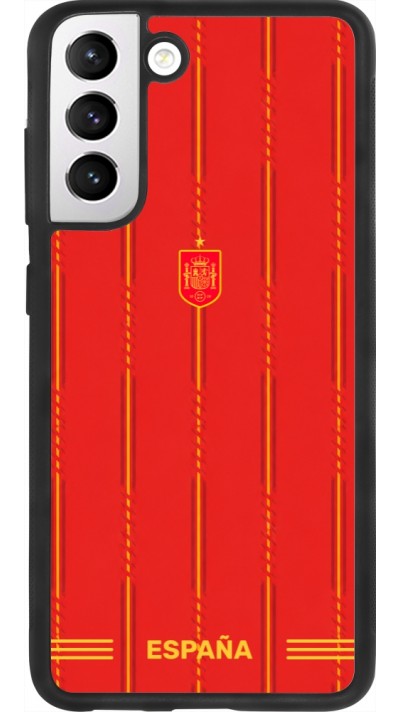 Samsung Galaxy S21 FE 5G Case Hülle - Silikon schwarz Spanien 2026 personalisierbares Fussballtrikot