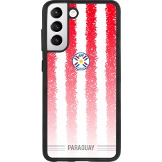 Samsung Galaxy S21 FE 5G Case Hülle - Silikon schwarz Paraguay 2026 personalisierbares Fussballtrikot