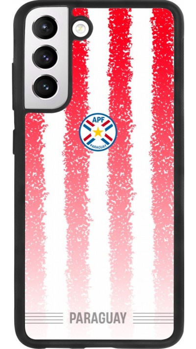 Samsung Galaxy S21 FE 5G Case Hülle - Silikon schwarz Paraguay 2026 personalisierbares Fussballtrikot