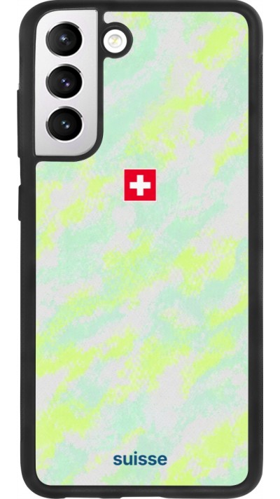 Samsung Galaxy S21 FE 5G Case Hülle - Silikon schwarz Schweiz Away 2026 personalisierbares Fussballtrikot