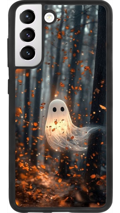 Samsung Galaxy S21 FE 5G Case Hülle - Silikon schwarz Halloween 2025 Ghost in the forest
