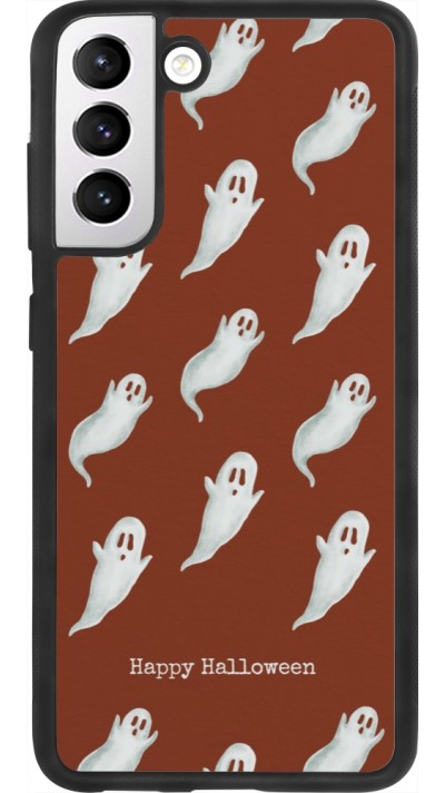 Samsung Galaxy S21 FE 5G Case Hülle - Silikon schwarz Halloween 2025 Pattern of ghosts
