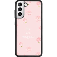 Samsung Galaxy S21 FE 5G Case Hülle - Silikon schwarz Mom 2023 your are magical