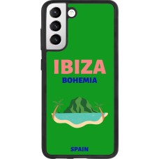 Samsung Galaxy S21 FE 5G Case Hülle - Silikon schwarz Pop Summer Destination Ibiza
