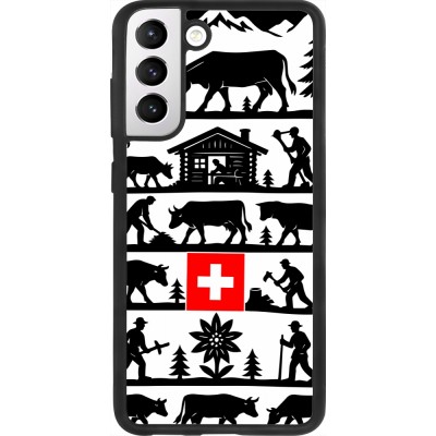 Samsung Galaxy S21 FE 5G Case Hülle - Silikon schwarz Poya Schweiz 1