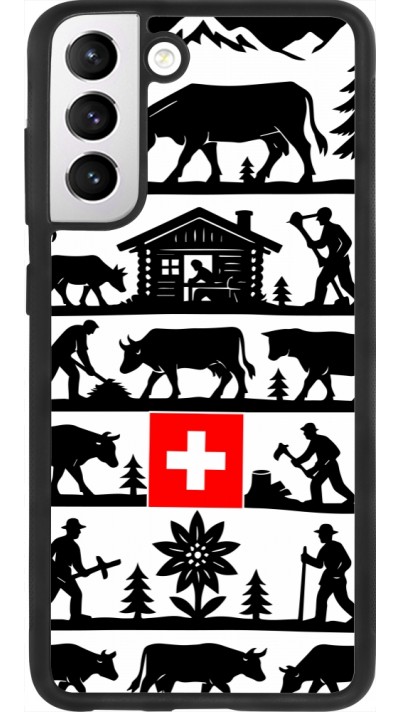 Samsung Galaxy S21 FE 5G Case Hülle - Silikon schwarz Poya Schweiz 1