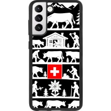 Samsung Galaxy S21 FE 5G Case Hülle - Silikon schwarz Poya Schweiz 1 schwarz