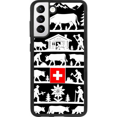 Samsung Galaxy S21 FE 5G Case Hülle - Silikon schwarz Poya Schweiz 1 schwarz