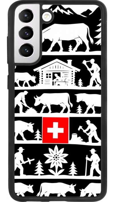 Samsung Galaxy S21 FE 5G Case Hülle - Silikon schwarz Poya Schweiz 1 schwarz