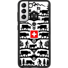 Samsung Galaxy S21 FE 5G Case Hülle - Silikon schwarz Poya Schweiz 3