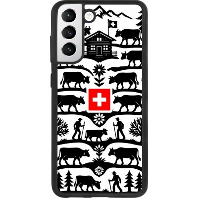 Samsung Galaxy S21 FE 5G Case Hülle - Silikon schwarz Poya Schweiz 3