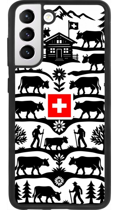 Samsung Galaxy S21 FE 5G Case Hülle - Silikon schwarz Poya Schweiz 3