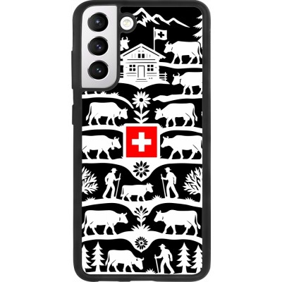 Samsung Galaxy S21 FE 5G Case Hülle - Silikon schwarz Poya Schweiz 3 schwarz