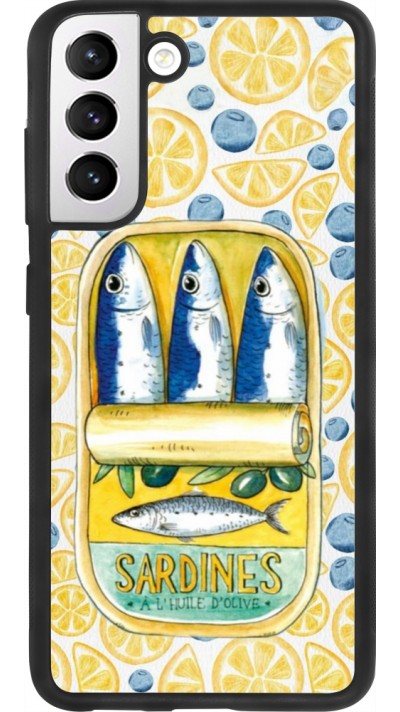 Samsung Galaxy S21 FE 5G Case Hülle - Silikon schwarz Sardines in oil 2026