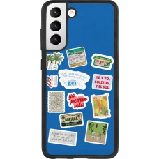 Samsung Galaxy S21 FE 5G Case Hülle - Silikon schwarz Seals of the Dominican Republic DTMF