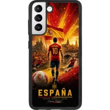 Samsung Galaxy S21 FE 5G Case Hülle - Silikon schwarz Fussball Espanien splash 2026
