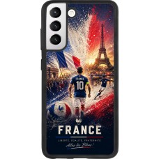 Samsung Galaxy S21 FE 5G Case Hülle - Silikon schwarz Fussball Frankreich splash 2026