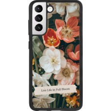 Samsung Galaxy S21 FE 5G Case Hülle - Silikon schwarz Full Bloom 2026