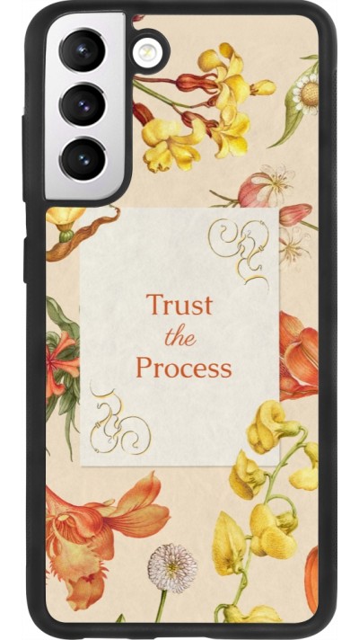 Samsung Galaxy S21 FE 5G Case Hülle - Silikon schwarz Trust the process 2026