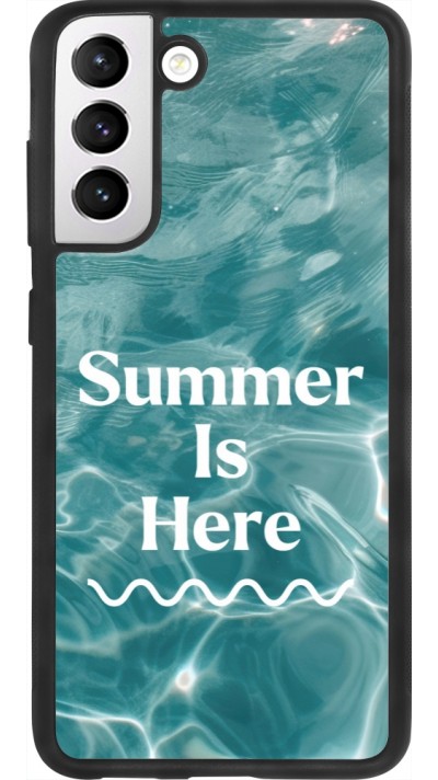 Samsung Galaxy S21 FE 5G Case Hülle - Silikon schwarz Summer 2025 Summer is here