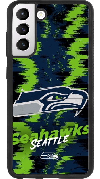 Samsung Galaxy S21 FE 5G Case Hülle - Silikon schwarz Super Bowl 26 Seattle 2