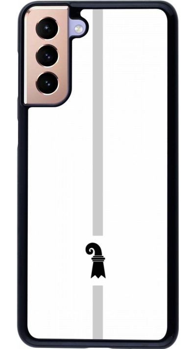 Samsung Galaxy S21+ 5G Case Hülle - Kanton BS weiss