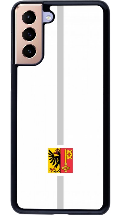 Samsung Galaxy S21+ 5G Case Hülle - Kanton GE weiss