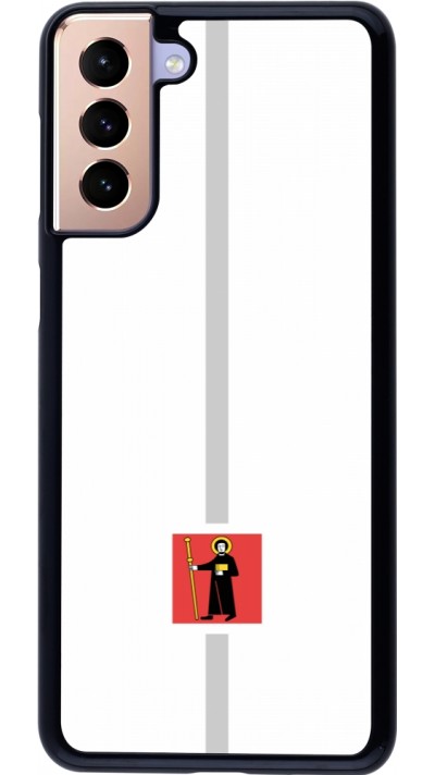 Samsung Galaxy S21+ 5G Case Hülle - Kanton GL weiss