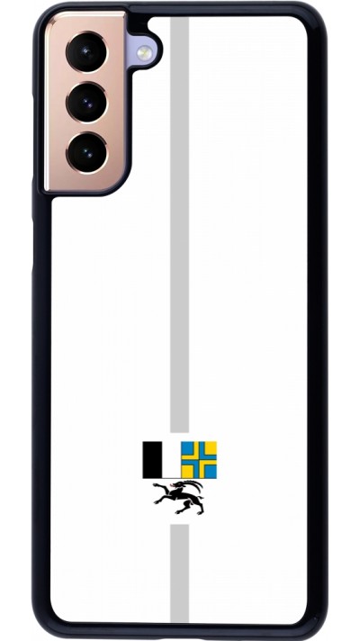 Samsung Galaxy S21+ 5G Case Hülle - Kanton GR weiss