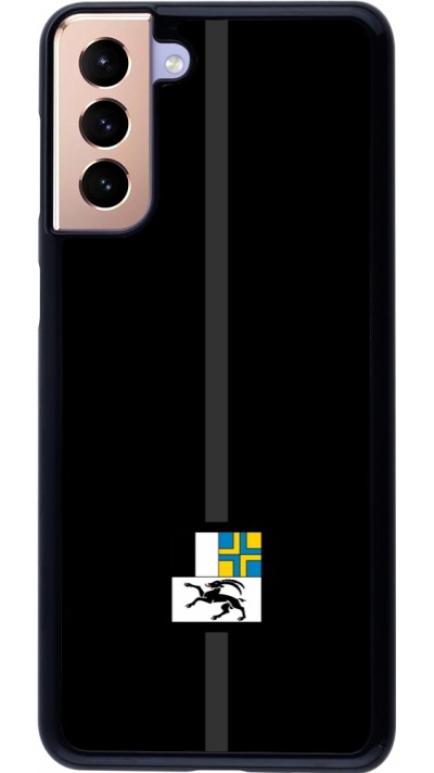 Samsung Galaxy S21+ 5G Case Hülle - Kanton GR schwarz