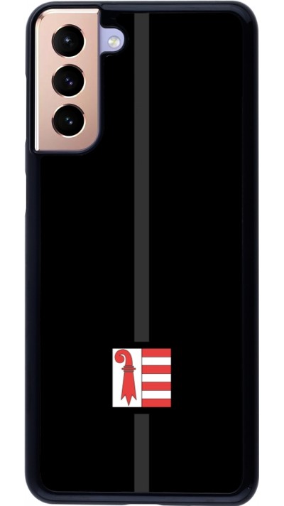 Samsung Galaxy S21+ 5G Case Hülle - Kanton JU schwarz