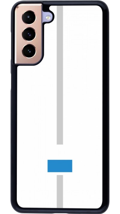Samsung Galaxy S21+ 5G Case Hülle - Kanton LU weiss