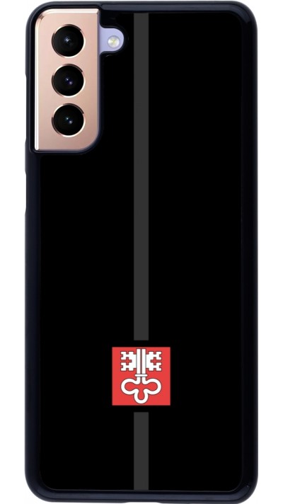 Samsung Galaxy S21+ 5G Case Hülle - Kanton NW schwarz