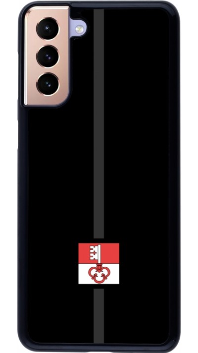 Samsung Galaxy S21+ 5G Case Hülle - Kanton OW schwarz