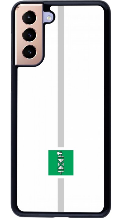 Samsung Galaxy S21+ 5G Case Hülle - Kanton SG weiss