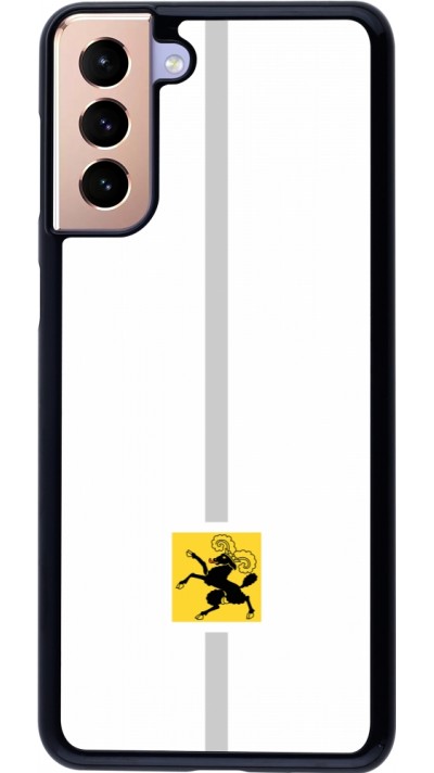 Samsung Galaxy S21+ 5G Case Hülle - Kanton SH weiss