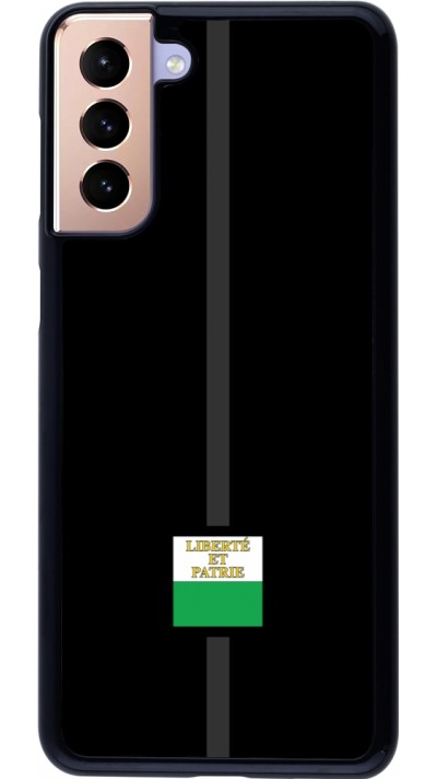 Samsung Galaxy S21+ 5G Case Hülle - Kanton VD schwarz