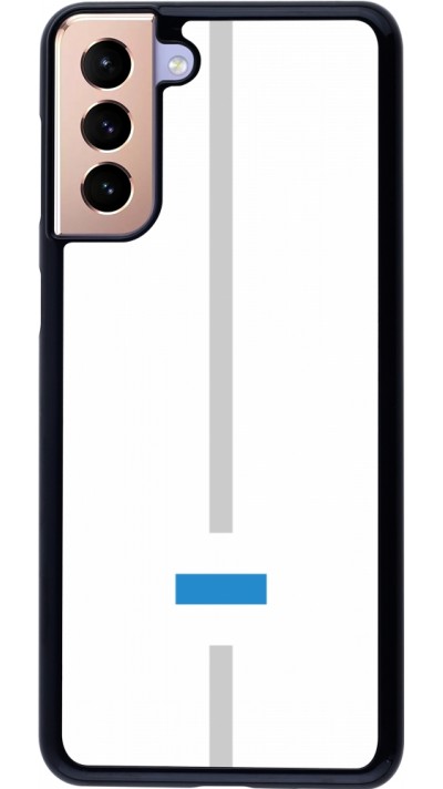 Samsung Galaxy S21+ 5G Case Hülle - Kanton ZG weiss