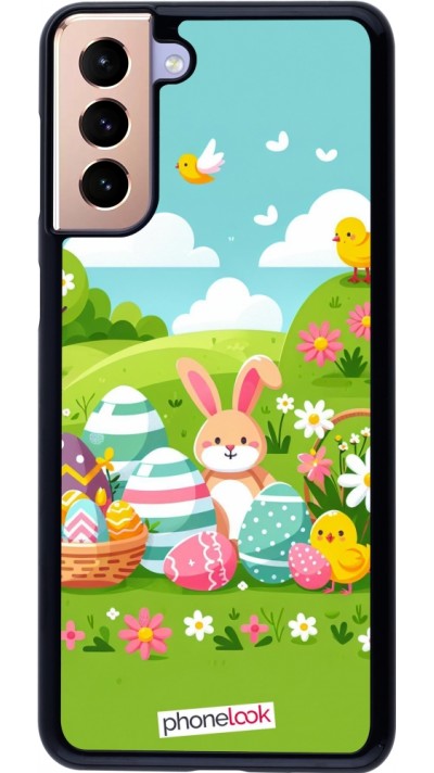 Samsung Galaxy S21+ 5G Case Hülle - Ostern 2025 Gruen