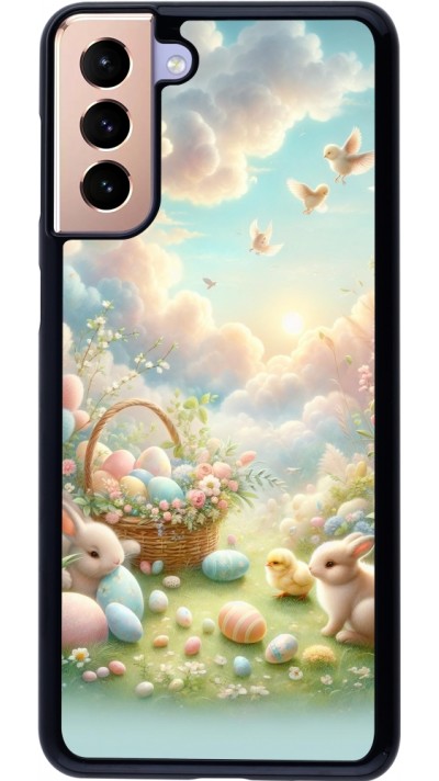 Samsung Galaxy S21+ 5G Case Hülle - Ostern 2025 Pastell Ostern