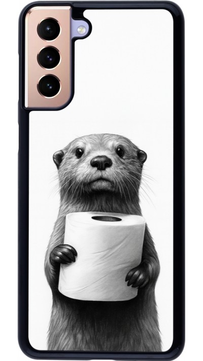 Samsung Galaxy S21+ 5G Case Hülle - Otter Toilettenpapier