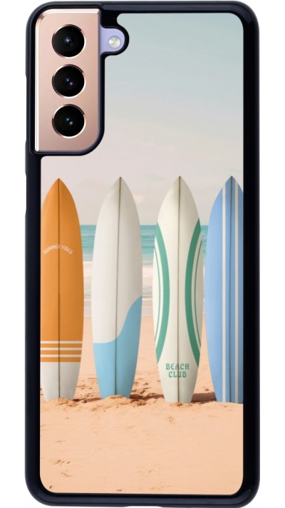 Samsung Galaxy S21+ 5G Case Hülle - Summer surfboard 2025