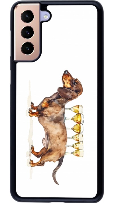Samsung Galaxy S21+ 5G Case Hülle - Wine Teckel