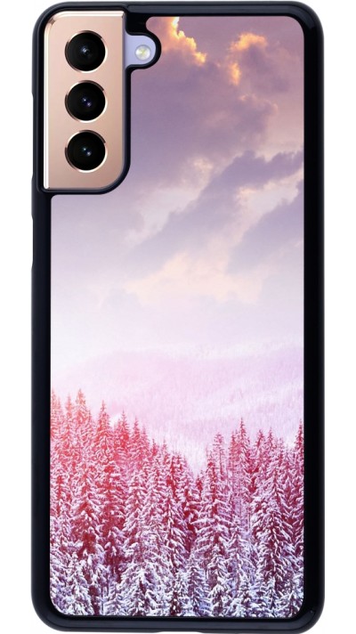 Samsung Galaxy S21+ 5G Case Hülle - Winter 22 Pink Forest